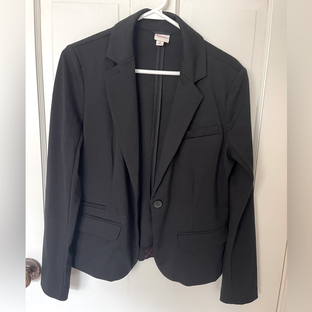 Merona women’s black blazer jacket- Medium